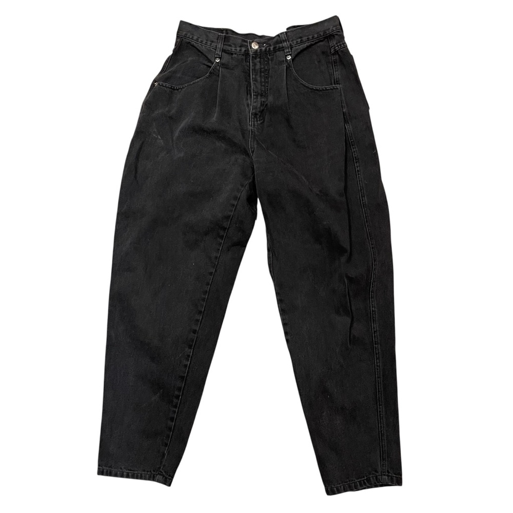 Vintage Brittania Black High-Waisted Jeans